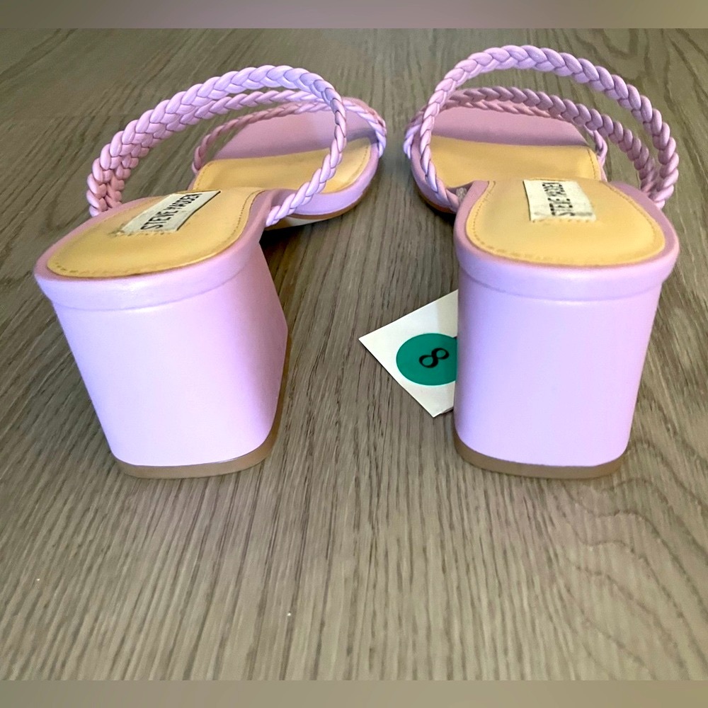 NWT Steve Madden Women's Lavender Braided Sandals - Picture 3 of 4